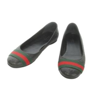 GUCCI グッチシマ バレエシューズ シェリーライン 35 ブラック