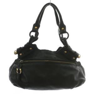 Salvatore Ferragamo ハンドバッグ タッセル ブラック