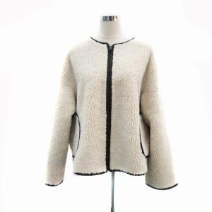 Piping Boa Blouson ボアブルゾンジャケット ミドル丈 38 M オフホワイト 11820205