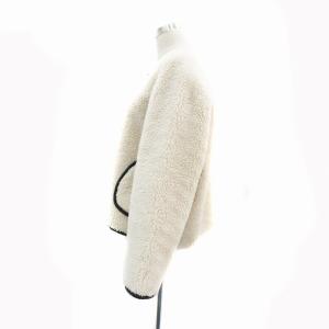 TODAYFUL Piping Boa Blouson ボアブルゾンジャケット ミドル丈 38 M オフホワイト 11820205