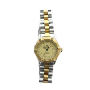 TAG Heuer ジャンク品 964.006 腕時計 ウォッチ クォーツ カレンダー付き デイト ゴールド色 シルバー色