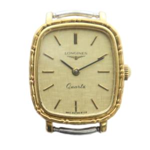 ジャンク品 960-2 腕時計 ウォッチ ケースのみ クォーツ スクエア ロゴ ゴールド色 GY11 /MQ