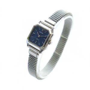 RADO 腕時計 ウォッチ 手巻き 青文字盤 ロゴ シルバー色 GY18 /MQ