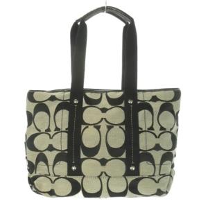 COACH トートバッグ 2way ショルダーバッグ キャンバス シグネチャー 黒 ブラック F16559 /CK28