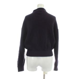 Christian Dior SPORTS ヴィンテージ ジップアップ ニット ジャケット ブルゾン ウール 長袖 ハイネック ケーブル編み