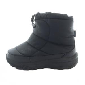 NF52273 ヌプシ ブーティ ウォータープルーフ VIII ショート ブーツ ナイロン ロゴ 黒 ブラック