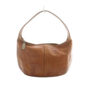 9226 ハンドバッグ トート レザー ロゴ 茶 ブラウン GY18 /MQ