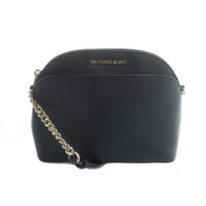 ドーム クロスボディ ショルダーバッグ 斜めがけ PVC ロゴ 黒 ブラック GY18 /MQ