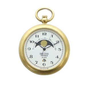 ALBA V338-0010 SUCCESS VINTAGE ムーンフェイズ サクセス 懐中時計 ウォッチ