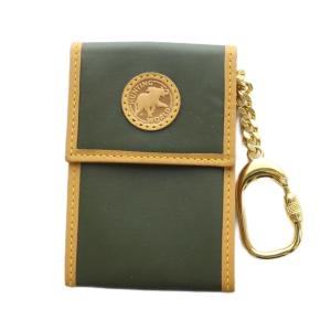 キーケース マルチケース 小物入れ バチュークロス ロゴ レザー カーキ GY18 /MQ