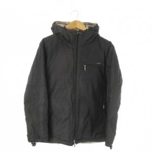 ダウンジャケット 裏ノバチェック M ブラック