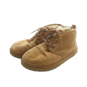 UGG australia 3236 Neumel ニューメル ムートンブーツ スエード ロゴ 10 28cm 茶 ブラウン GY18