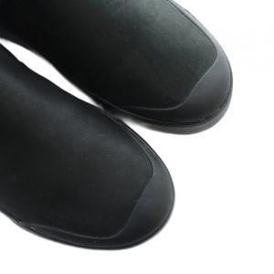 KEEN チェルシーブーツ サイドゴア ショート レザー ロゴ 28cm 黒 ブラック 1022030 GY18