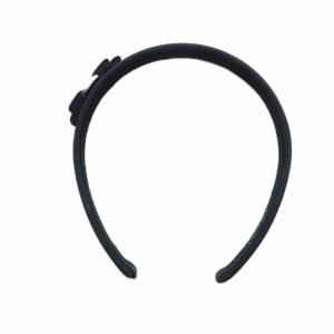 Salvatore Ferragamo VARA ヴァラ カチューシャ ヘアアクセサリー リボン 黒 ブラック GY11 /MQ