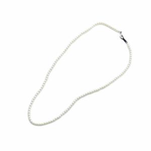 本真珠 ベビーパール ネックレス 3mm珠 ホワイト スターリングシルバー