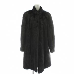 furs ミンク ファー ロング コート 13-15 ブラック