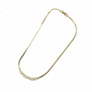 GIVENCHY ヴィンテージ ネックレス アクセサリー ペンダント ハート ラインストーン ゴールドカラー 金色 GY18
