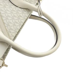 MICHAEL KORS ミレラ MIRELLA  トートバッグ  ショルダーバッグ 2WAY ハンド PVC レザー ロゴ ベージュ