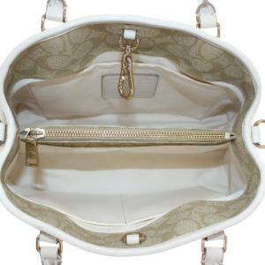 COACH シグネチャー スモール マーゴット キャリーオール トートバッグ ショルダー 2WAY PVC レザー