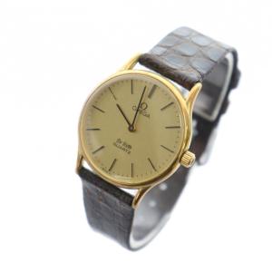 OMEGA ジャンク品 DEVILLE QUARTZ 1330 腕時計 レザーベルト
