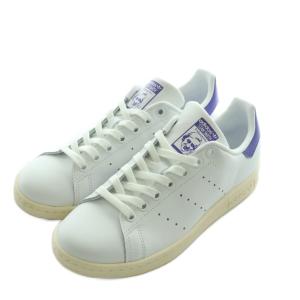 adidas STAN SMITH CP8926 スニーカー シューズ US5.5 23.5cm 白 ホワイト 紫 パープル