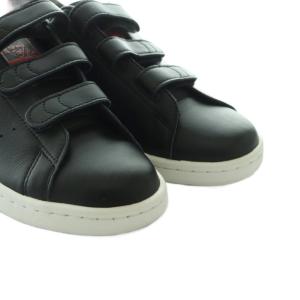 adidas STAN SMITH スニーカー シューズ US6.5 23.5cm 黒 ブラック 赤 レッド B92518