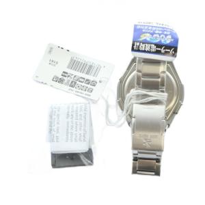 CASIO ジャンク品 WVA-M640 腕時計 ウォッチ ソーラー ロゴ シルバー色 GY18 /MQ
