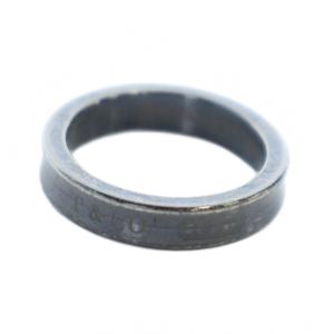 1837 指輪 アクセサリー リング ロゴ 10号 黒 ブラック RM1120R GY18 /MQ OH