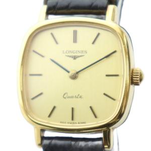 L.960.2 腕時計 クォーツ レザーベルト スクエア