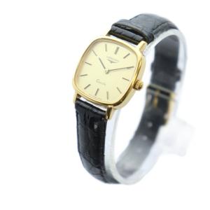 Longines L.960.2 腕時計 クォーツ レザーベルト スクエア