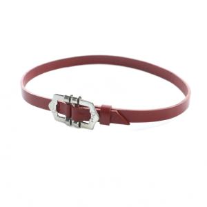 チョーカー レザー レッド