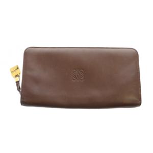 クラッチバッグ セカンドバッグ レザー ロゴ 茶 ブラウン GY11 /MQ