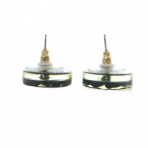 CHANEL ヴィンテージ ピアス ココマーク クローバー クリア