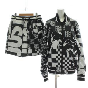 AOP SCORP JACKET SHORT セットアップ S ブラック