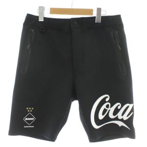 COCA-COLA PDK SHORTS コカ・コーラコラボ ショートパンツ M 黒 ブラック FCRB-200014
