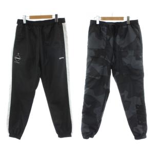 リバーシブルトラックパンツ REVERSIBLE TRACK PANT ロング S 黒 ブラック グレー