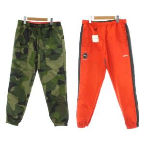 リバーシブルトラックパンツ REVERSIBLE TRACK PANT S カーキ オレンジ グリーン