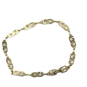 ヴィンテージ ブレスレット チェーン Gロゴ ゴールドカラー 金色 /KW GY11