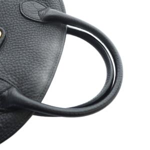 VALENTINO GARAVANI ハンドバッグ レザー ゴールド金具 黒 ブラック GY18 /MQ