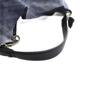 GHERARDINI ソフティ ワンショルダー バッグ トート ハンド ナイロン 総柄 ロゴ 紺 ネイビー GY11 /MQ