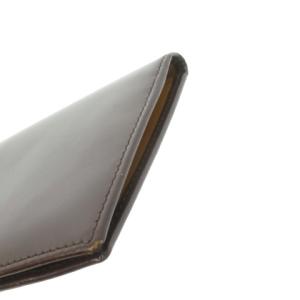 ETTINGER 長財布 ロングウォレット 小銭入れなし 二つ折り コードバン レザー 革 茶 ブラウン /CK33 GY18