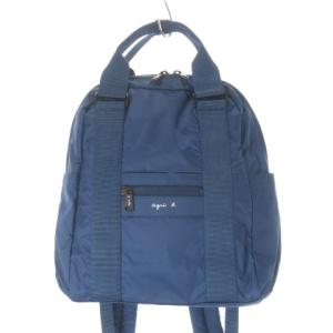 リュックサック デイパック ナイロン ロゴ 青 ブルー /CK17 GY18