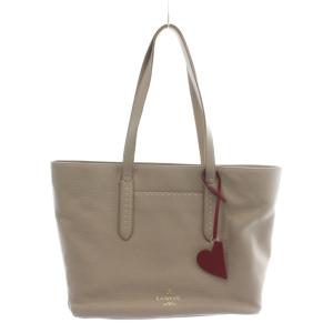 ブランリー トートバッグ A4 牛革 レザー インナーポーチ ロゴ ベージュ 483590 /XZ GY18