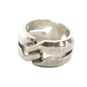 インフィニティ ノット リング 指輪 アクセサリー 8号 Silver925 シルバー色 GY18 /MQ