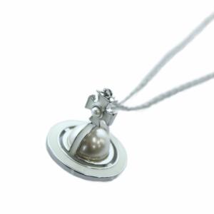 NEW SMALL ORB ネックレス シルバーカラー ホワイト