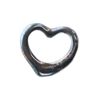 TIFFANY&Co. オープンハート ネックレス トップのみ アクセサリー ロゴ Silver925 シルバー色 GY18 /MQ