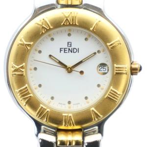 900G 腕時計 クォーツ デイト ローマン 白文字盤 ゴールドカラー シルバーカラー