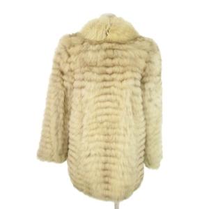 SAGA FOX 銀サガ ファーコート フォックス 9 ホワイト