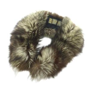 ロイヤル マフラー ファーティペット フォックスファー ブラウン アイボリー /MI GY18