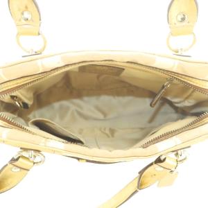 COACH ハンドバッグ レザー シグネチャー柄 ベージュ ゴールドカラー 13286 /MI GY18